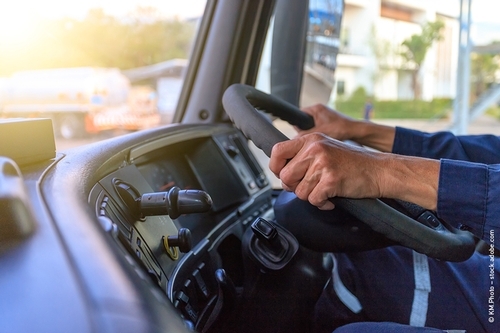 Transportistas realizando su trabajo