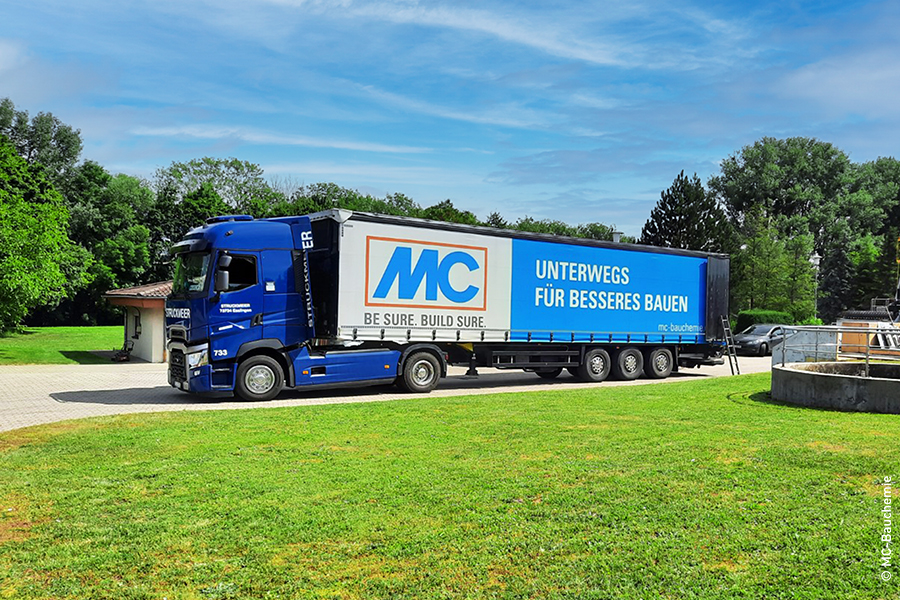MC-Bauchemie ha desarrollado la competencia logística dentro de la propia empresa